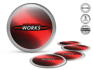 Mini Cooper Silicone Stickers Edition Custom Wheel Labels